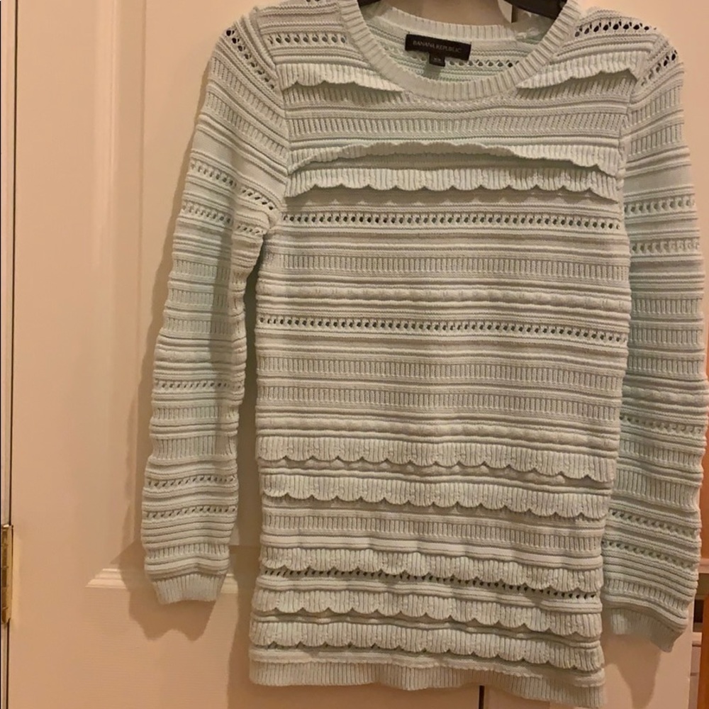 Baby blue long sleeve shirt